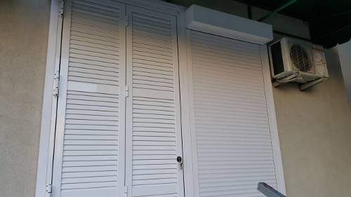 JVS Aluminium-Fensterläden mit fester Klinge